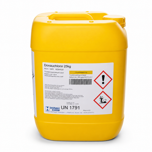 Chlorin flüssig im 25-kg-Kanister